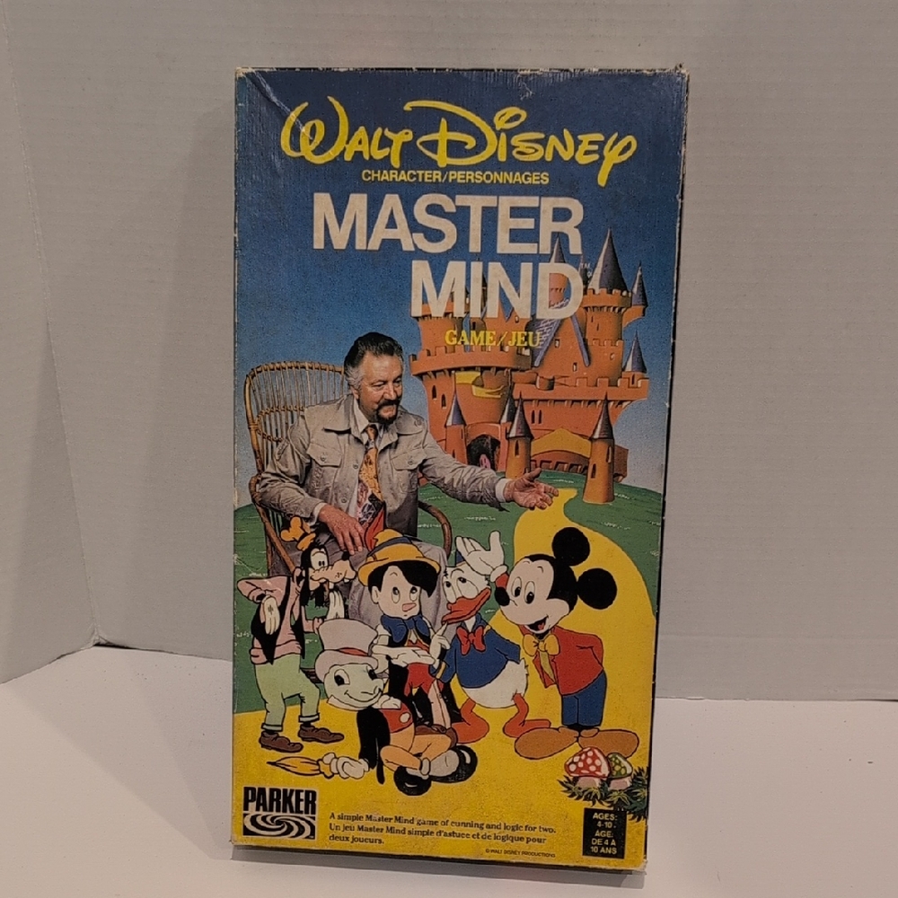 Vintage 1978 Walt Disney Master Mind Game Complet